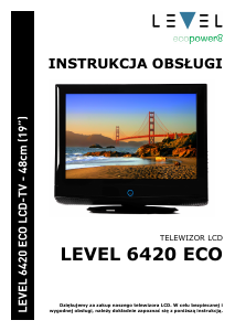 Instrukcja Level 6420 Eco Telewizor LCD