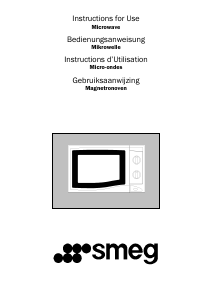 Bruksanvisning Smeg MM182X Mikrovågsugn