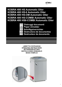 Manual de uso Kobra 400 HS Destructora