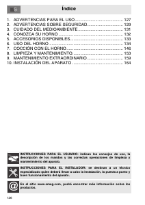 Manual de uso Smeg SCT105N8 Horno