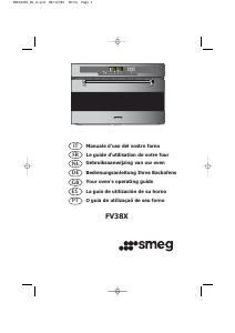 Manual Smeg FV38X Forno