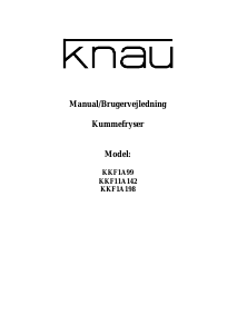 Manual Knau KKF1A99 Freezer