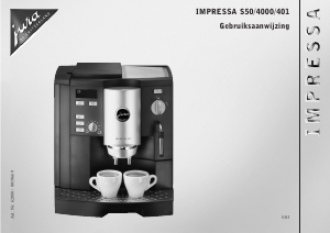 Bedienungsanleitung Jura IMPRESSA 4000 Kaffeemaschine