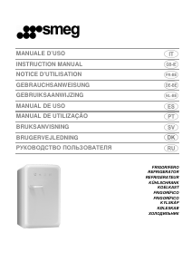 Manuale Smeg FAB5RNE Frigorifero