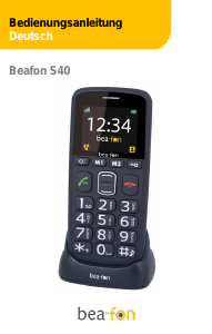Bedienungsanleitung Beafon S40 Handy