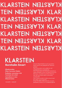 Handleiding Klarstein 10034391 Bornholm Smart Kachel