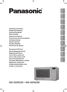 Manual de uso Panasonic NN-GD452WEPG Microondas