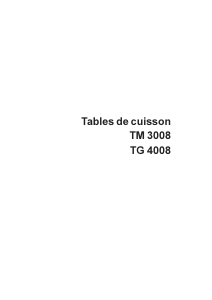 Mode d’emploi Arthur Martin-Electrolux TM3008X Table de cuisson