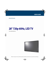 Handleiding Insignia NS-28D220NA16 LED televisie