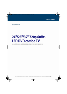 Manual Insignia NS-28DD220NA16 LED Television