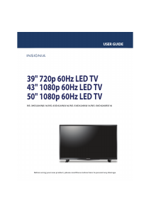 Handleiding Insignia NS-39D220NA16 LED televisie