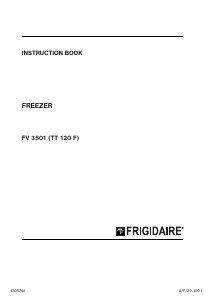 Manual Frigidaire FV3501 Freezer