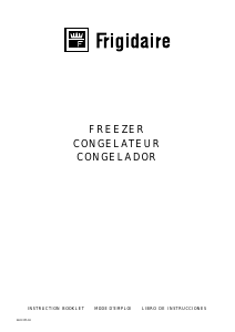 Manual de uso Frigidaire FV2502C Congelador