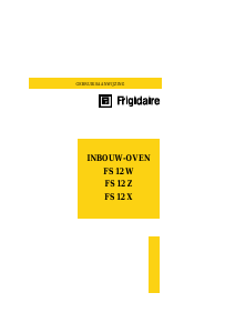 Handleiding Frigidaire FS12X Oven