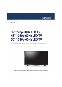 Manual Insignia NS-43D420NA16 LED Television