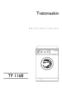 Bruksanvisning ElektroHelios TF1168 Tvättmaskin