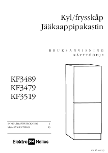 Bruksanvisning ElektroHelios KF3489 Kyl-frys