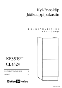 Bruksanvisning ElektroHelios KF3519 Kyl-frys