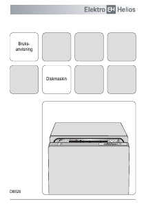 Bruksanvisning ElektroHelios DI8526I Diskmaskin