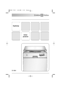 Käyttöohje ElektroHelios DI9564 Astianpesukone