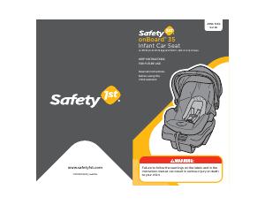 Manual Safety1st OnBoard 35 Infant Car Seat