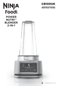 Handleiding Ninja CB100UK Blender