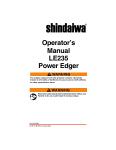 Handleiding Shindaiwa LE235 Grastrimmer