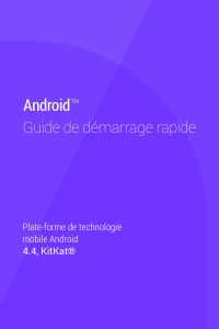 Mode d’emploi Google Android 4.4 KitKat