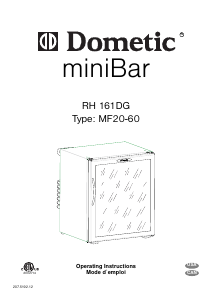 Manual Dometic RH 161 DG Refrigerator