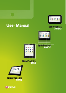 Handleiding Memup SlidePad Elite 9708 Tablet