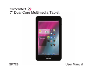 Handleiding Skytex SP729 Skypad 7s Tablet