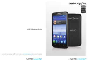 Handleiding Alcatel One Touch XPop Mobiele telefoon