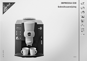 Handleiding Jura IMPRESSA E30 Koffiezetapparaat