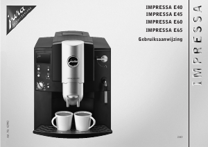 Bedienungsanleitung Jura IMPRESSA E40 Kaffeemaschine