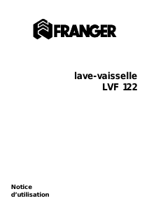 Mode d’emploi Franger LVF122 Lave-vaisselle