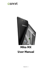 Manual Gigabyte GSmart Mika MX Mobile Phone