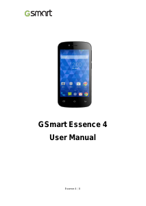 Bruksanvisning Gigabyte GSmart Essence 4 Mobiltelefon