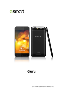 Handleiding Gigabyte GSmart Guru Mobiele telefoon