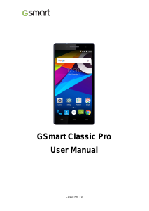 Handleiding Gigabyte GSmart Classic Pro Mobiele telefoon