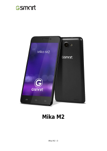 Manual Gigabyte GSmart Mika M2 Mobile Phone