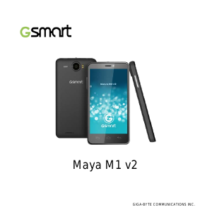 Manual Gigabyte GSmart Maya M1 v2 Mobile Phone
