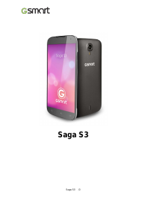 Handleiding Gigabyte GSmart Saga S3 Mobiele telefoon
