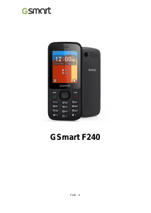 Manual Gigabyte GSmart F240 Mobile Phone