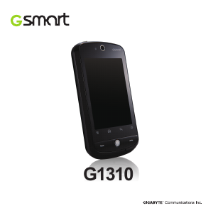Manual Gigabyte GSmart G1310 Mobile Phone