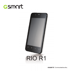 Handleiding Gigabyte GSmart Rio R1 Mobiele telefoon