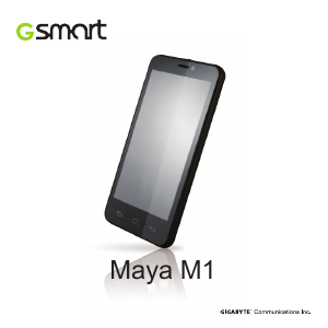 Manual Gigabyte GSmart Maya M1 Mobile Phone