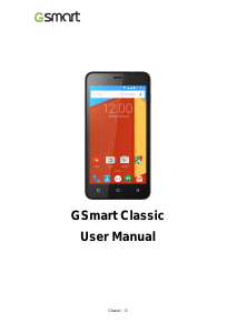 Manual Gigabyte GSmart Classic Mobile Phone