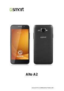 Manual Gigabyte GSmart Alto A2 Mobile Phone