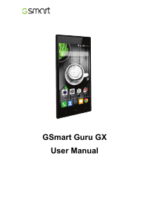 Manual Gigabyte GSmart Guru GX Mobile Phone