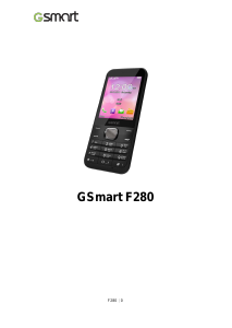 Manual Gigabyte GSmart F280 Mobile Phone
